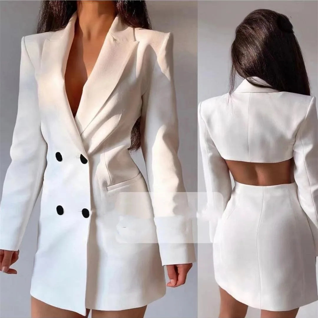 Vestido Fato Costas Abertas