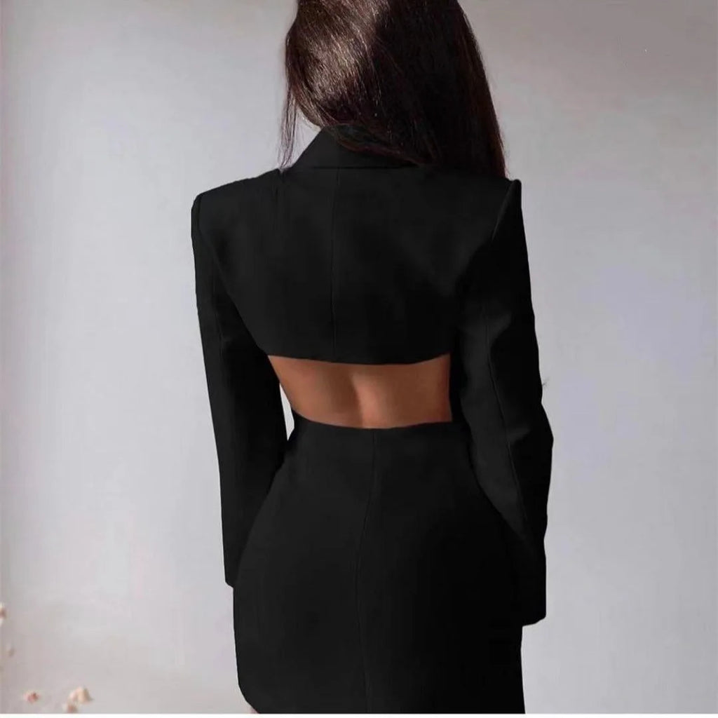 Vestido Fato Costas Abertas